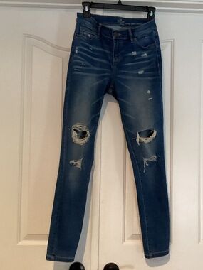 New York Co Soho Women Denim Jeans, Size 4, Color Blue